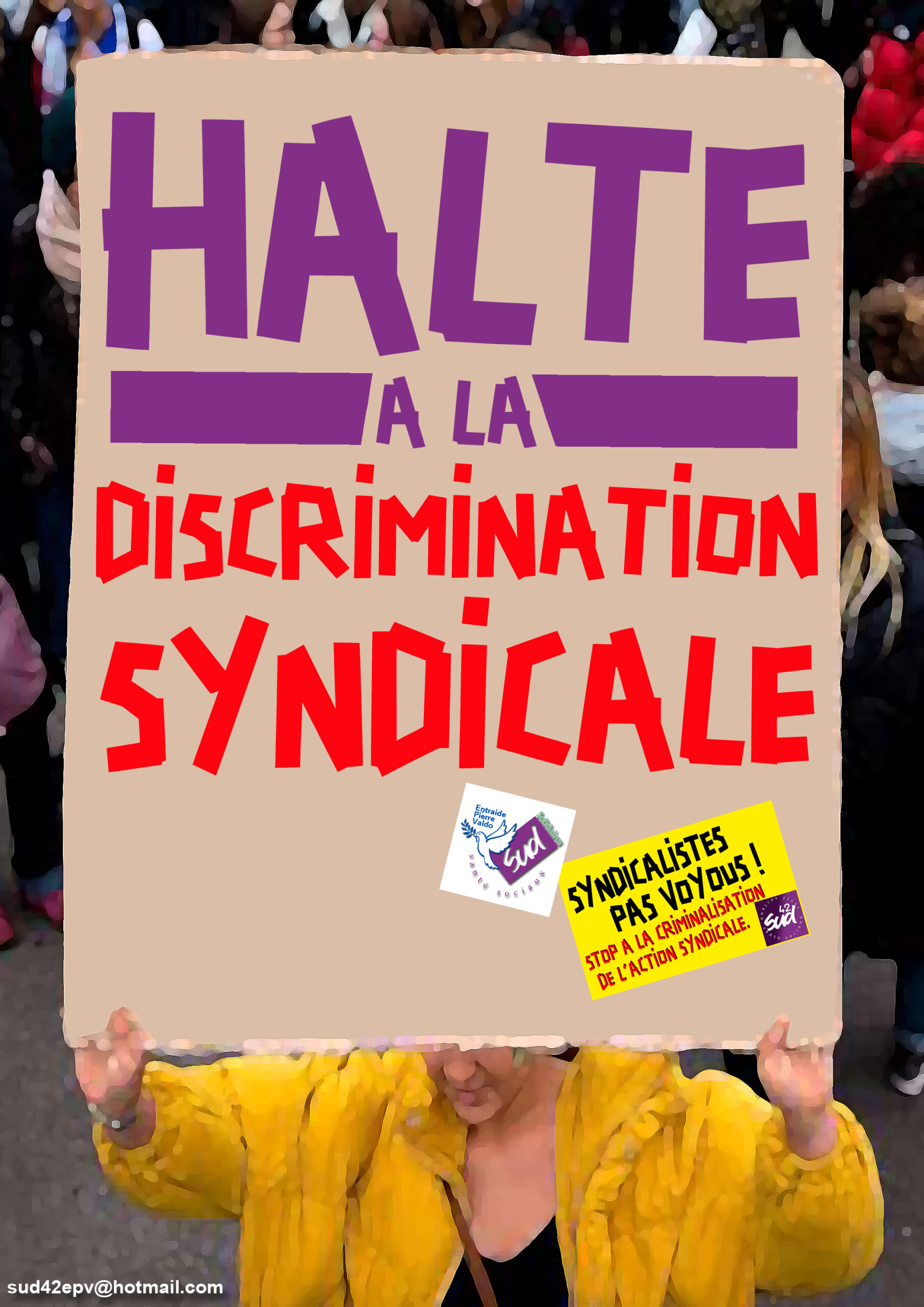 2019 11 07 SUD EPV Halte à la Discrimination syndicale 07 11 2019
